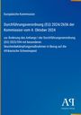 Oben steht "Europäische Kommission". In der Mitte der Titel einer EU-Verordnung zur Afrikanischen Schweinepest. Unten rechts ist ein Logo des Antiphon Verlags auf blauem Hintergrund.