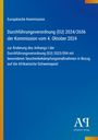 Europäische Kommission, Verordnung (EU) 2024/2656, Änderungen zu Maßnahmen gegen Afrikanische Schweinepest. Logo unten rechts.