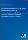 Europäische Kommission, Verordnung (EU) 2024/1946, Anpassung zur Afrikanischen Schweinepest. Blaues Farbschema, Logos unten.