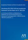Verordnung (EU) 2024/1620 zur Bekämpfung von Geldwäsche, Europäische Union und Antiphon Verlag Logo, blauer Hintergrund.