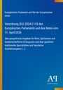 Titel: Verordnung (EU) 2024/1143 über geografische Angaben. Blauer Hintergrund mit Logo des Antiphon Verlags.
