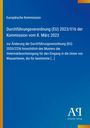 Durchführungsverordnung (EU) 2023/516, blaue Fläche, links gelber Streifen, unten Logo "ΑΡ Antiphon Verlag".