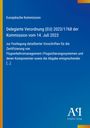 Text: "Europäische Kommission, Delegierte Verordnung (EU) 2023/1768... Antiphon Verlag". Blauer Hintergrund, schlichtes Design.