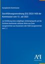 Europäische Kommission: Verordnung zur Einführung eines Antidumpingzolls auf bestimmte Rohre. Blaues Layout, Verlag-Logo rechts.