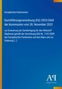 Text über EU-Verordnung zu Glyphosat. Blaues Cover mit EU-Kommission-Logo und Verlagslogo unten rechts.