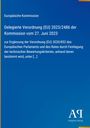 Europäische Kommission, Verordnung (EU) 2023/2486 vom 27. Juni 2023, blauer Hintergrund, Antiphon Verlag-Logo.
