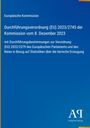 Europäische Kommission, Durchführungsverordnung (EU) 2023/2745, Antiphon Verlag Logo unten rechts, blauer Hintergrund.