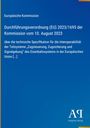 Europäische Kommission: Verordnung (EU) 2023/1695, 10. August 2023, über Eisenbahnsystem. Blau mit Verlag-Logo.