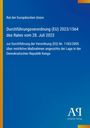 Titel: Durchführungsverordnung (EU) 2023/1564; Autor: Rat der Europäischen Union; Blau mit gelbem Rand und Logo.