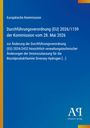 Europäische Kommission, Verordnung (EU) 2026/1159, Änderungs- und Verwaltungstechnik, Blauer Hintergrund, Verlag-Logo.