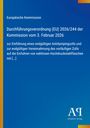 Text: "Europäische Kommission Durchführungsverordnung (EU) 2026/244" auf blauem Hintergrund. Logo "Antiphon Verlag".