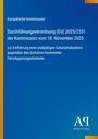 Text: EU-Verordnung zum Schutz vor Importe bestimmter Ferrolegierungselemente, 18. Nov 2025. Blaues Design.