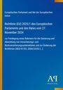 Text erläutert eine EU-Richtlinie von 2025 zur Sanierung von Versicherungsunternehmen, unterlegt von blauem Hintergrund.