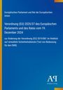 Europäisches Parlament: Verordnung (EU) 2025/37, Änderung 2024. Blaues Design, rechts unten Antiphon Verlag-Logo.