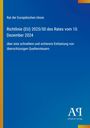 Richtlinie (EU) 2025/50 zur Entlastung von Quellensteuern. Blauer Hintergrund, vertikaler gelber Streifen links.