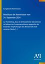 Europäische Kommission: Beschluss der Kommission vom 24. September 2024. Logo unten rechts „Antiphon Verlag“.