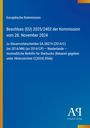 Europäische Kommission: Beschluss zu Beihilfe für Starbucks in den Niederlanden. Blaues Design mit Verlag-Logo.
