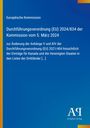 "Durchführungsverordnung (EU) 2024/834, Änderung der Anhänge V und XIV, betrifft Kanada und USA in Drittlandlisten. Blau."