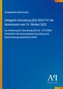 Europäische Kommission, Delegierte Verordnung (EU) 2024/197, Änderung der Verordnung Nr. 1272/2008, blau mit farbigem Rand.