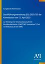 Durchführungsverordnung (EU) 2023/753 zur Zulassung von Biozidprodukten, blauer Hintergrund, Verlag-Logo unten.