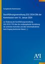 "Durchführungsverordnung (EU) 2024/286 der Kommission vom 16. Januar 2024" steht auf blauem Hintergrund mit Logo unten.