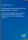 Text zur EU-Durchführungsverordnung zu Ausgleichszöllen auf Grafitelektrodensysteme aus Indien, mit blauem Hintergrund.