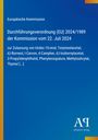 Durchführungsverordnung (EU) 2024/1989, 22. Juli 2024. Blaue Fläche mit gelbem Streifen links. Verlagslogo unten.