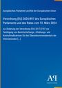 Titel: Verordnung (EU) 2024/897; Thema: Festlegung wirtschaftlicher Maßnahmen; Logo unten rechts, blauer Hintergrund.