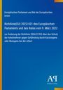 Text zu Richtlinie (EU) 2022/431 über den Schutz vor Karzinogenen. Blaues Design mit Logo unten rechts.