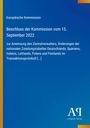 Beschluss der Kommission vom 15. September 2022; Europäische Kommission; Blaues Cover; Antiphon Verlag.