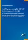 Text zur Durchführung von EU-Verordnung, blaues Design, gelber Streifen links, "Antiphon Verlag" Logo unten rechts.