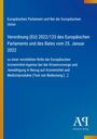 Verordnung (EU) 2022/123 über die Rolle der EMA bei Krisenvorsorge. Blau mit gelbem Rand, Antiphon Verlag-Logo.