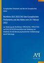 Richtlinie (EU) 2022/362 über die Änderung der Richtlinien bezüglich Gebühren für Verkehrswege durch Fahrzeuge. Blaues Cover.