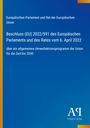 Titel: EU-Entscheidung zur Umweltprogramm 2022-2030. Blaues Cover, Antiphon Verlag-Logo unten.