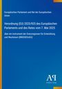 Text: "Europäisches Parlament und Rat der EU, Verordnung (EU) 2025/925, BRIDGEforEU." Blaue Titelseite mit Verlag-Logo.