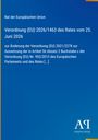 "Rat der Europäischen Union - Verordnung (EU) 2026/1463 vom 25. Juni 2026. Blaues Layout, Logo 'AR' rechts unten."