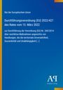 Text der Europäischen Union zum Thema restriktive Maßnahmen, blauer Hintergrund, gelber Rand links, Logo unten.
