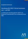 Der Text beschreibt eine EU-Verordnung vom 1. Juli 2022 zur Änderung des Katalogs der Einzelfuttermittel. Es zeigt ein blaues Cover.