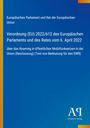 Europäische Union Verordnung über Roaming. Blaues Design mit gelben und orangen Streifen am Rand. Antiphon Verlag Logo.