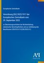 Verordnung der Europäischen Zentralbank zur Einhaltung statistischer Berichtspflichten; blauer Hintergrund.