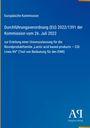 Europäische Kommission, Durchführungsverordnung (EU) 2022/1391 vom 26. Juli 2022, Antiphon Verlag Logo, blauer Hintergrund.