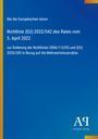 Text: "Richtlinie (EU) 2022/542 des Rates vom 5. April 2022". Blaues Hintergrunddesign mit Antiphon Verlag-Logo.