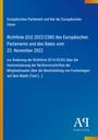 Text über EU-Richtlinie 2022/2380 zu Rechtsvorschriften für Funkanlagen, blauer Hintergrund, gelber Rand, Antiphon Verlag-Logo.