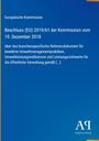 "Beschluss (EU) 2019/61 der Kommission vom 19. Dezember 2018 über Umweltdokumente. Blaues Cover, Antiphon Verlag."