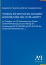 Text über Verordnung (EU) 2019/1242 zu CO2-Emissionsnormen. Blaues Cover mit Logo "AV" unten rechts.