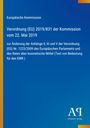 Verordnung (EU) 2019/831 zur Änderung kosmetischer Mittel. Blauer Hintergrund mit gelbem Streifen links.
