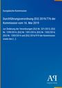 Europäische Kommission, Verordnung (EU) 2019/776, blaue Hintergrundfarbe, Antiphon Verlag Logo.