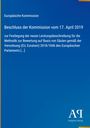 "Europäische Kommission. Beschluss der Kommission vom 17. April 2019 [...]" und ein Logo "Antiphon Verlag" auf blauem Hintergrund.
