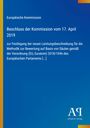 Europäische Kommission, Beschluss der Kommission vom 17. April 2019, blaues Design, Antiphon Verlag Logo.