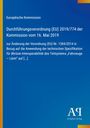 Europäische Kommission, Verordnung (EU) 2019/774, Änderung der Verordnung (EU) Nr. 1304/2014, Logo unten rechts.